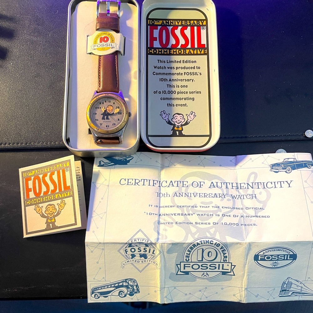 Fossil 10th Anniversary Limited Edition Watch